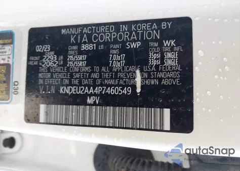 2023 Kia Seltos S из США, поврежденный, VIN KNDEU2AA4P7460549